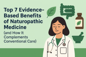 Top 7 Evidence‑Based Benefits of Naturopathic Medicine: When most people Google questions like "Is naturopathic medicine evidence-based?" or "Is naturopathic medicine legit?" they’re really asking: Can it actually help me feel better—safely? The short answer: Yes, when it’s evidence-informed and integrated with standard medical care. In fact, many ask, "Is it worth booking a naturopathic consultation in Ontario?" Absolutely. Here are seven research-backed reasons thousands of Canadians add a Naturopathic Doctor (ND) to their health team